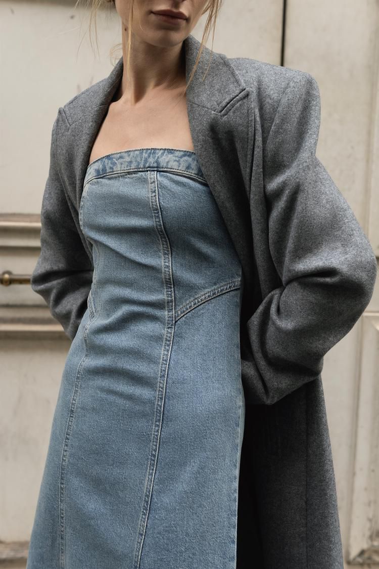 Denim dress