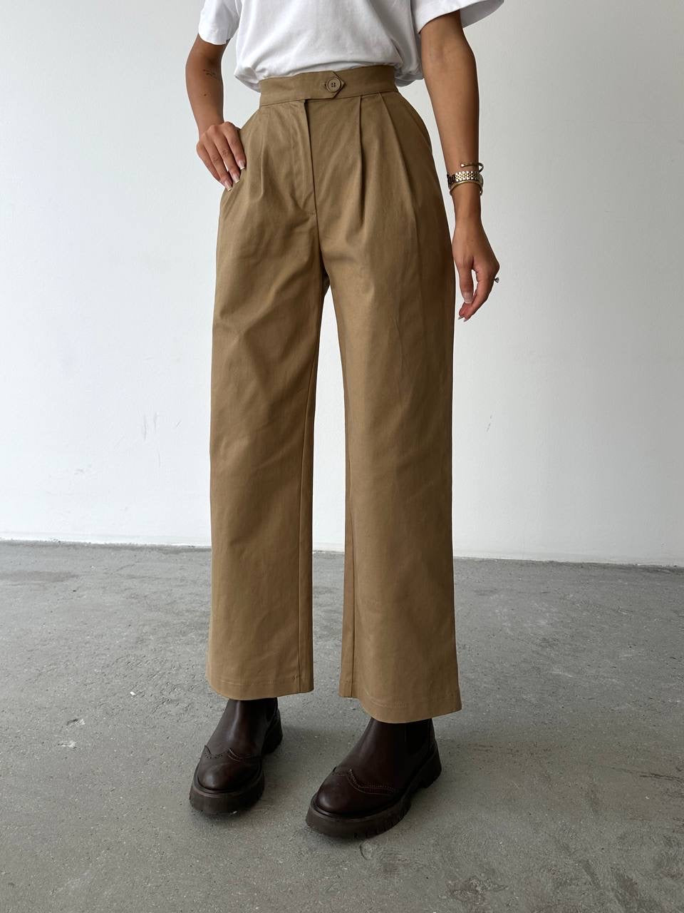 Straight ankle pants