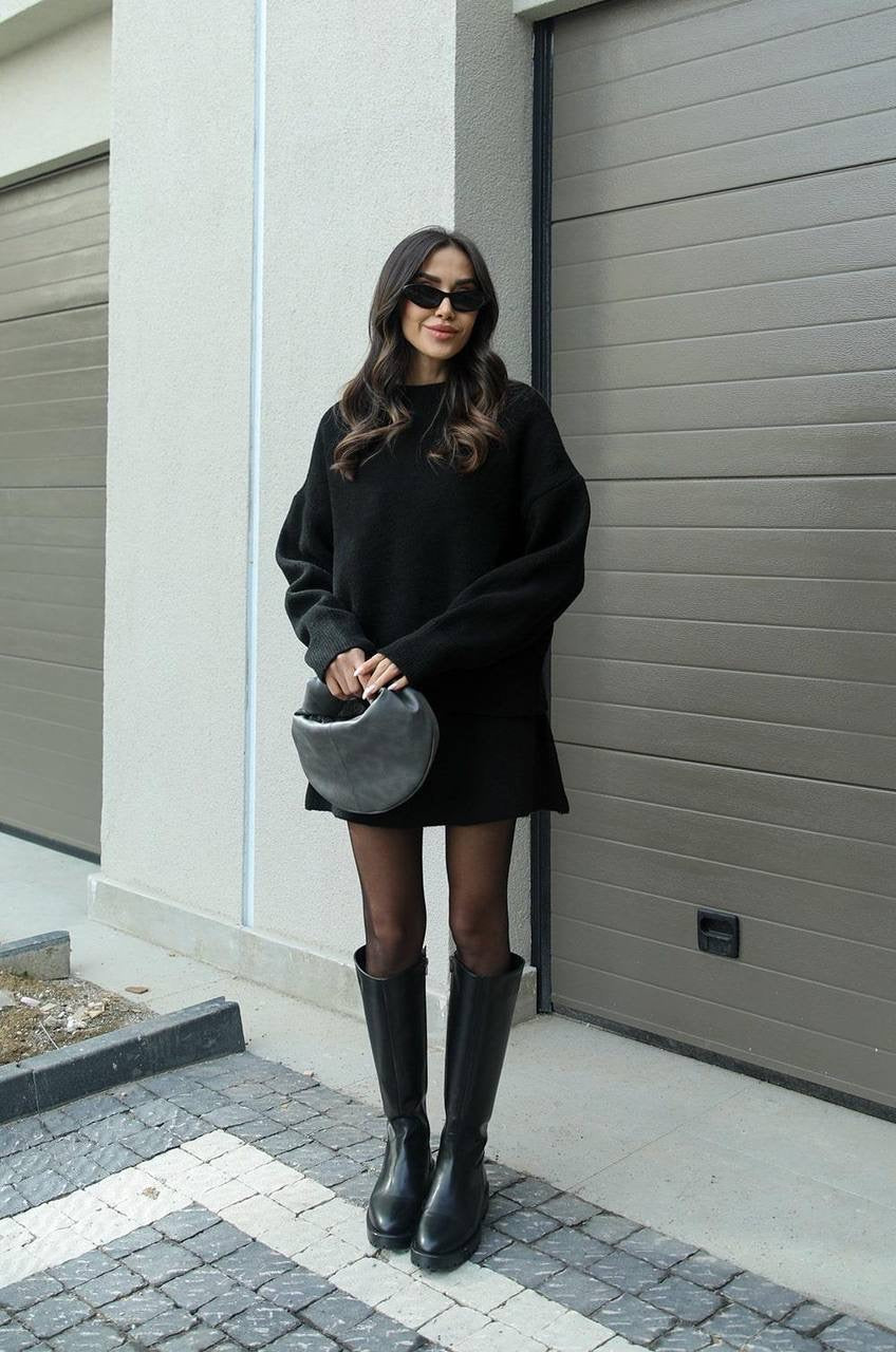 Skirt and sweater set