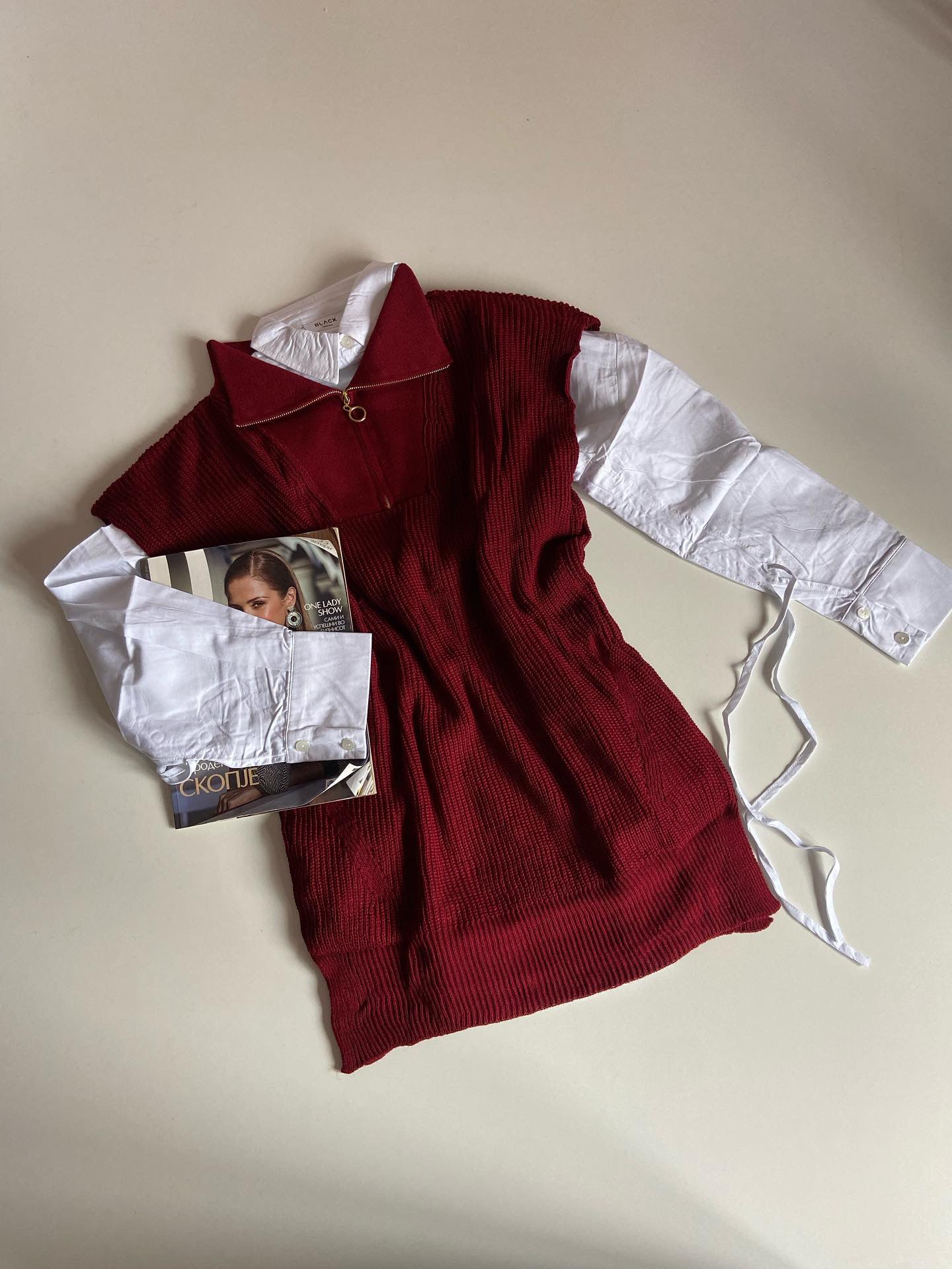 Vest and shirt set