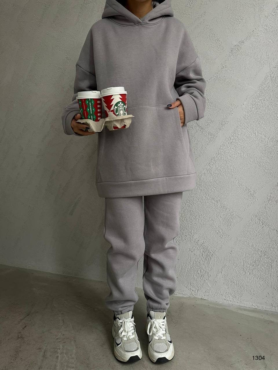 Oversized hoodie and joggers set