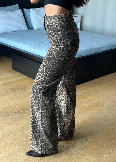 Leopard print pants