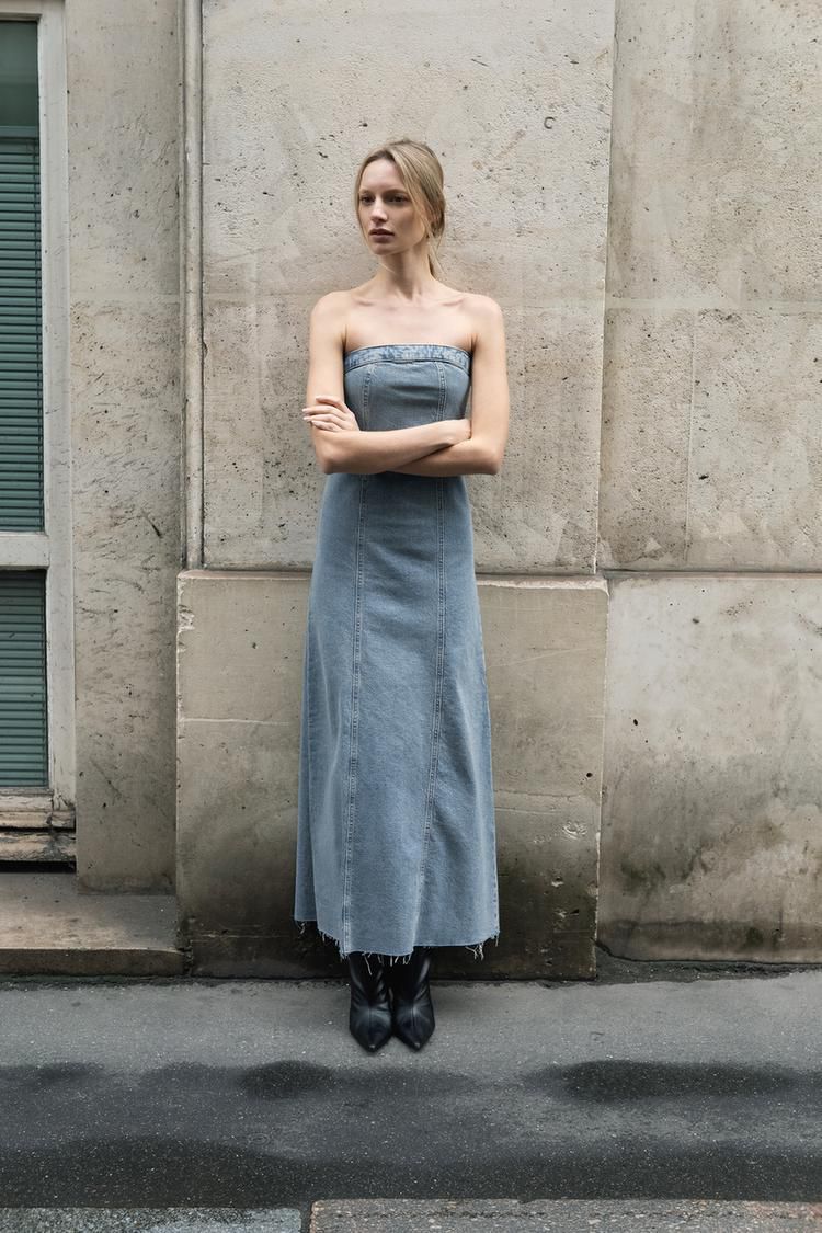 Denim dress