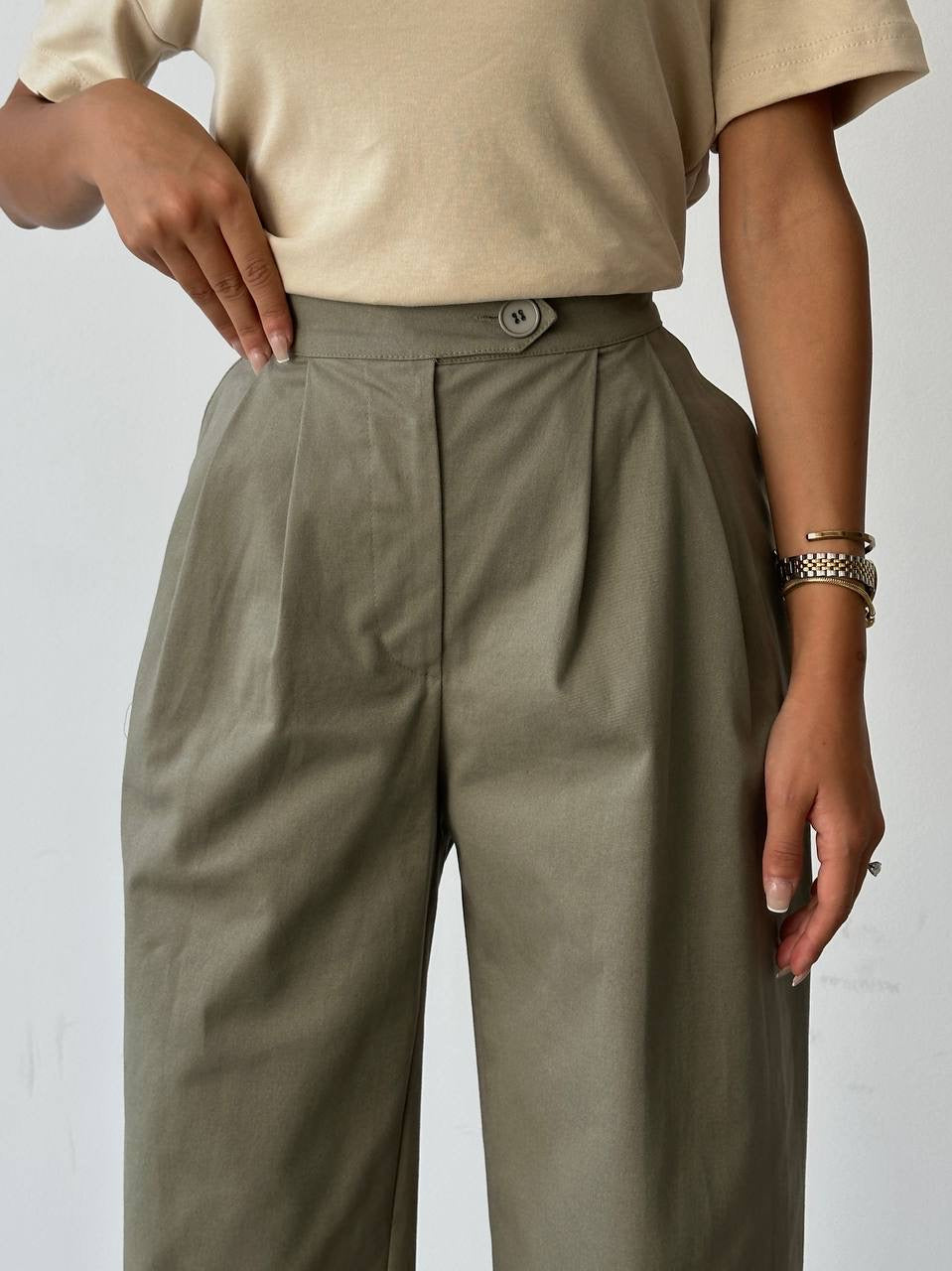 Straight ankle pants