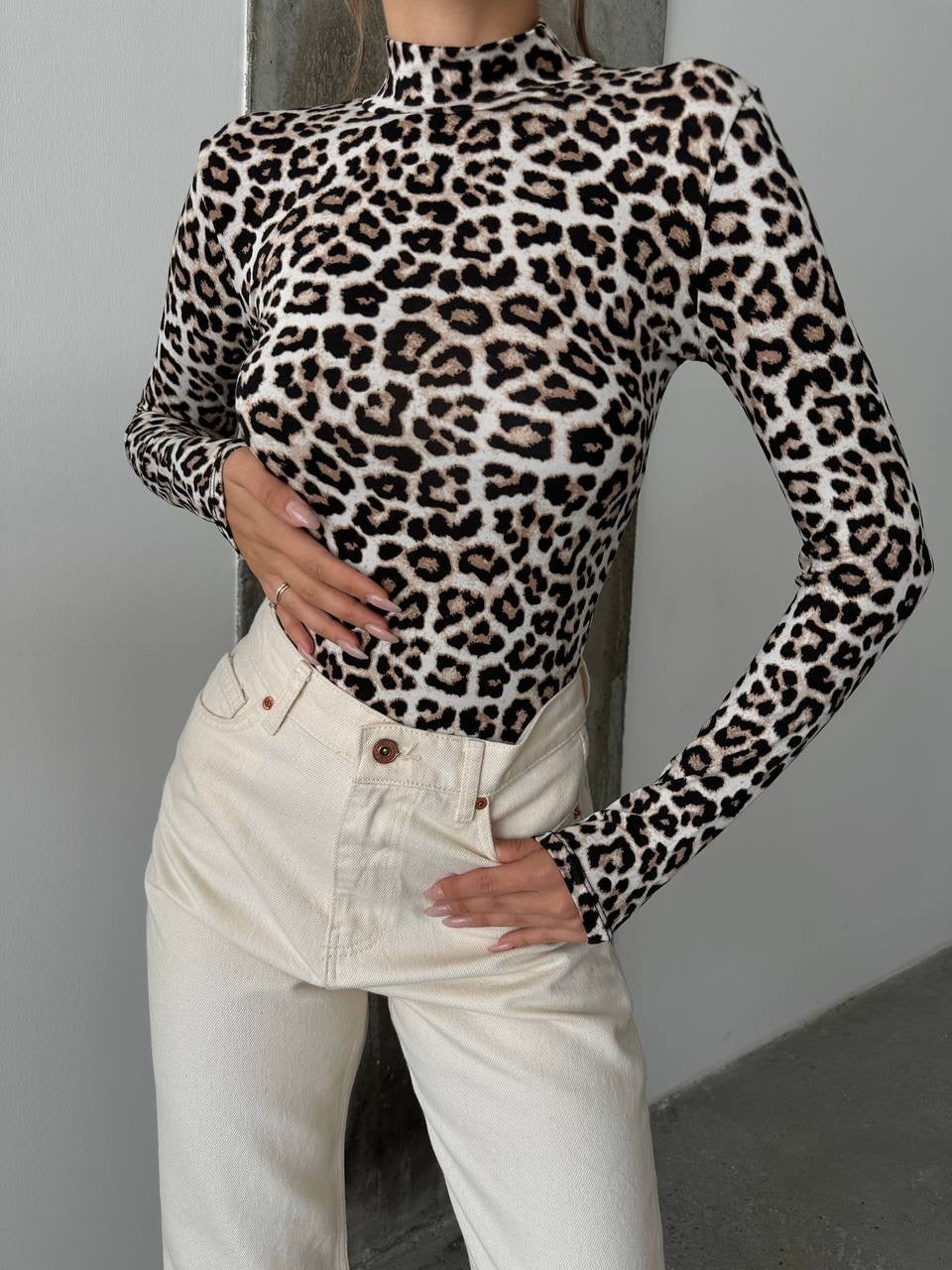 Leopard bodysuit